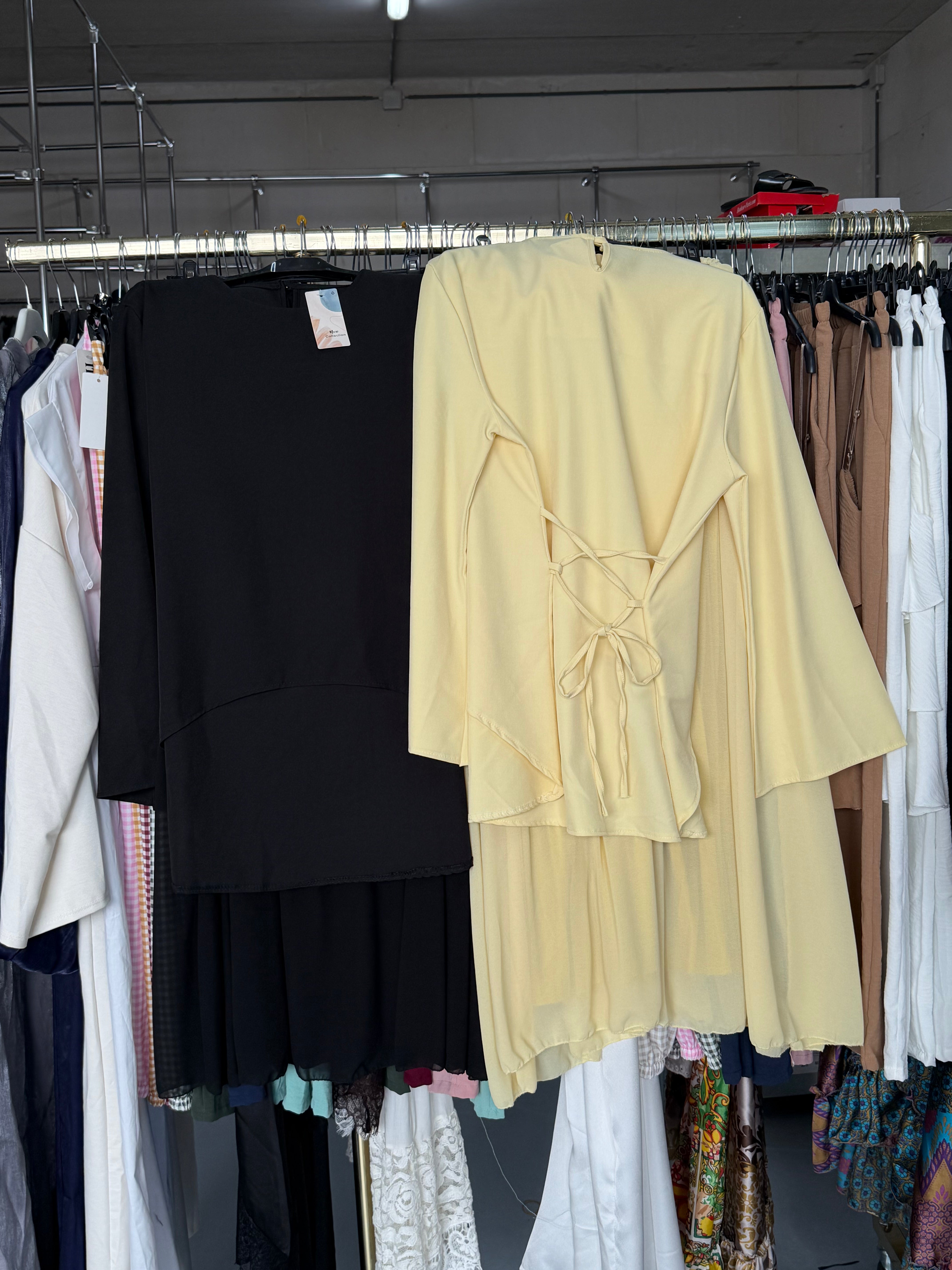 Fatmamo11 geel en zwart Zaria rok setjes