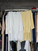 Rama8888882 gele en wit Zaria rok setjes