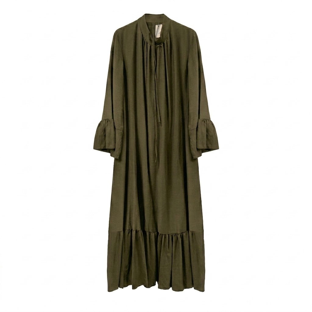 Soleil et Coton – Jouw favoriete Zomerse Maxi kaki green