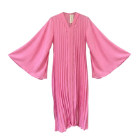 Flora wijde jurk - roze PRE ORDER