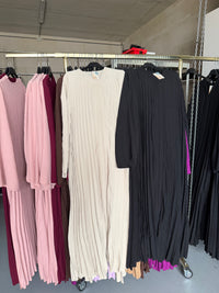 Fatima loukili beige en bruin flora jurken