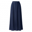L'Essentielle Plissée - navy rok ruffles