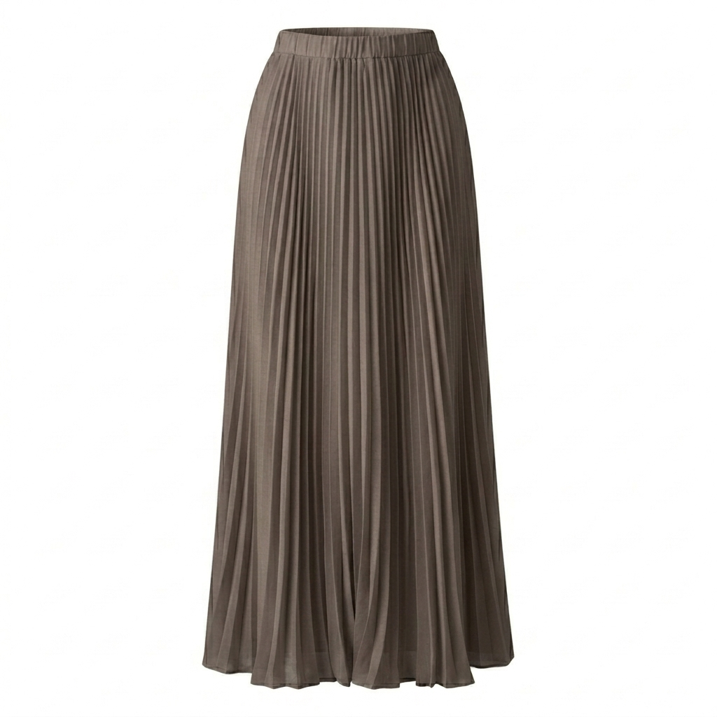 L'Essentielle Plissée - taupe rok ruffles