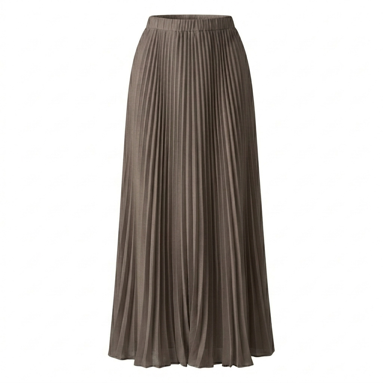 L'Essentielle Plissée - taupe rok ruffles