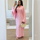 Sahara butterfly abaya - light pink