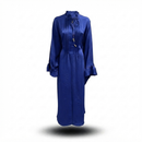 Sahara butterfly abaya - kobalt blauw