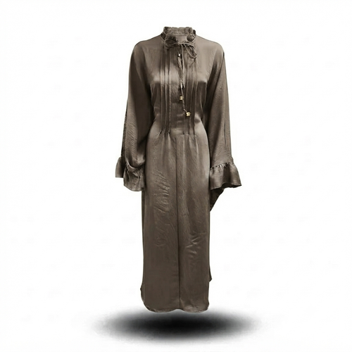 Sahara butterfly abaya - donker taupe