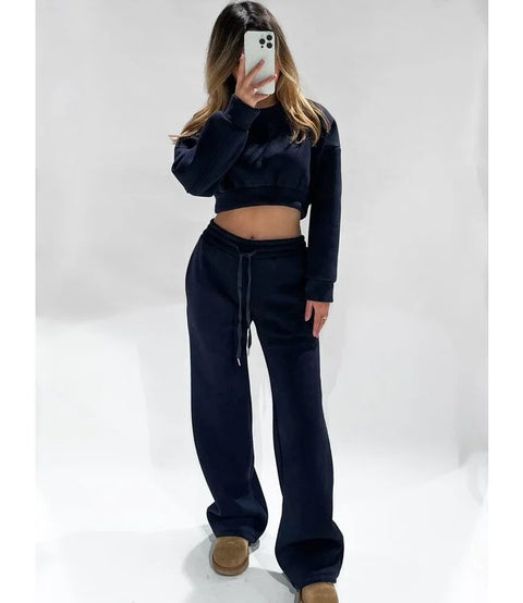 LOW MID WAIST SET BLAUW