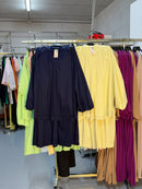 onc1999 navy en butter yellow broek setjes van katoen