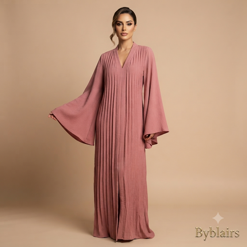 Flora jurk - oud roze (limited color)