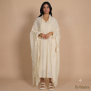 Sahara butterfly abaya - light beige