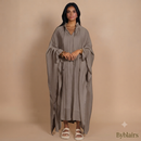 Sahara butterfly abaya - donker taupe