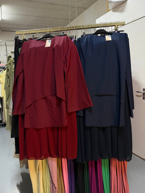 Hijabigirlll05 2x zwart en navy rok setjes Zaria