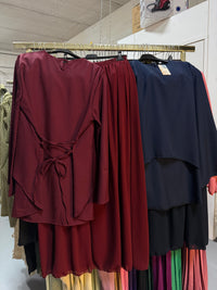Hijabigirlll05 2x zwart en navy rok setjes Zaria