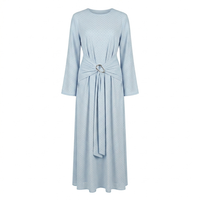 Nenna long sleeves dress - light blue