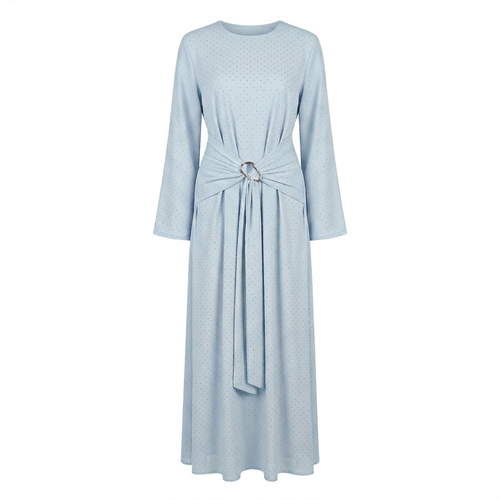 Nenna long sleeves dress - light blue