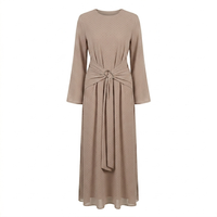 Nenna long sleeves dress - taupe