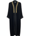 Abaya zwart met goud - dubai cl401