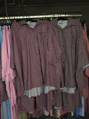 A.guzel koffie bruin L en XL en burgundy L en XL ruitjes setjes