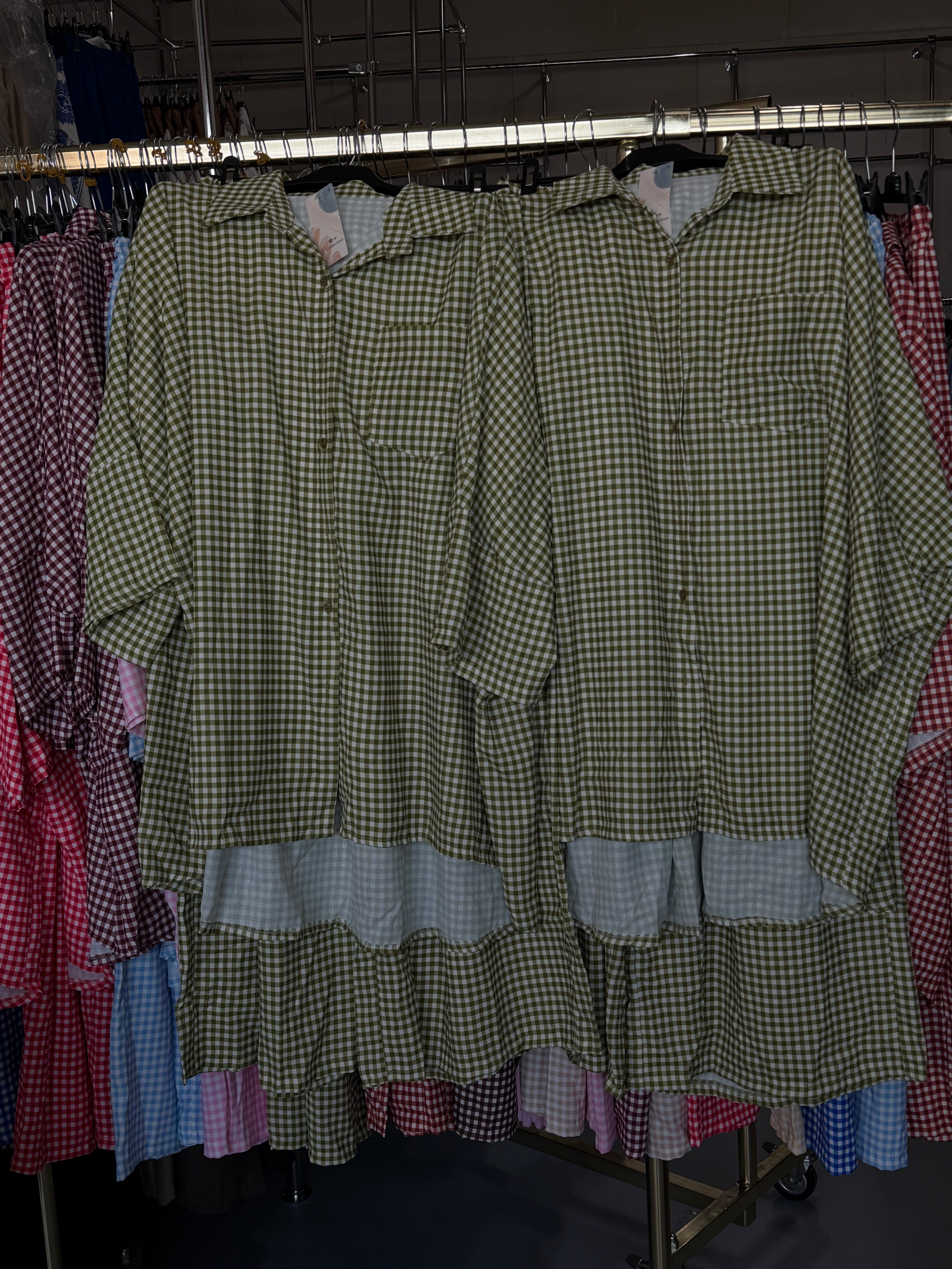 Magralje4uu 2 keer medium groen en 2 keer bruin maat M Broek setjes setjes