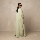 Sahara butterfly abaya - mint groen
