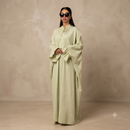Sahara butterfly abaya - mint groen
