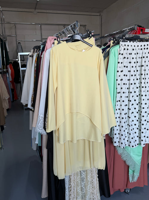 Myrem butter yellow rok set Zaria