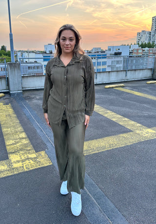 AMBER PLISSE TWINSET