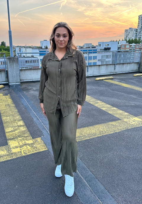 AMBER PLISSE TWINSET