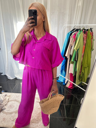 TWEEDELIG SET VAN VISCOSE