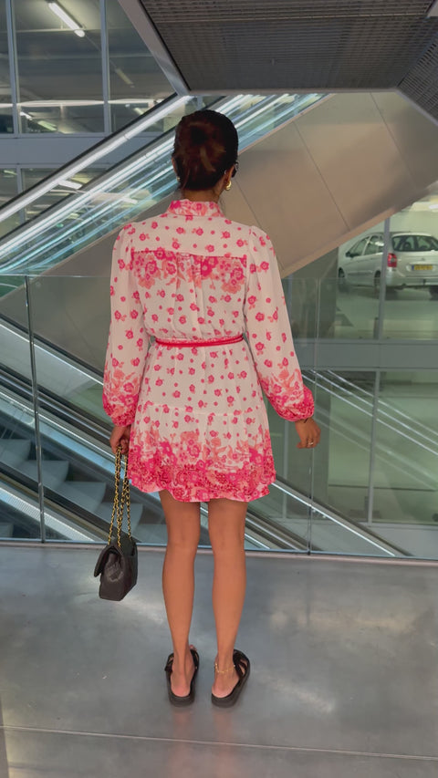 LORIA JURK MET BLOEMEN PRINT