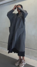 YASMINE MANTEL DARK GRAY pre order