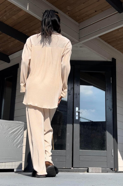 PLISSE TWINSET BEIGE PRE ORDER