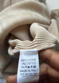 PLISSE TWINSET BEIGE